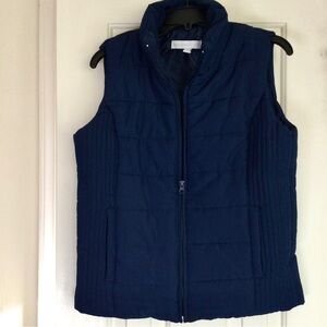 NY & Co Puffer Vest Navy Blue